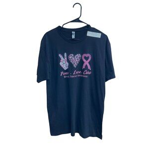 Squishy Faces - Peace Love Cure Breast Cancer Awareness XL